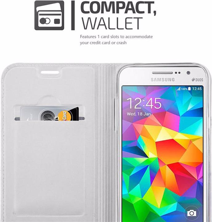 Produktbild Cadorabo Book Classy Style Cover (Samsung Galaxy Grand Prime)