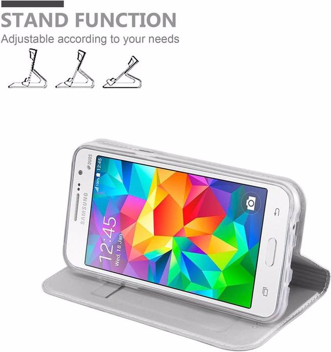 Produktbild Cadorabo Book Classy Style Cover (Samsung Galaxy Grand Prime)