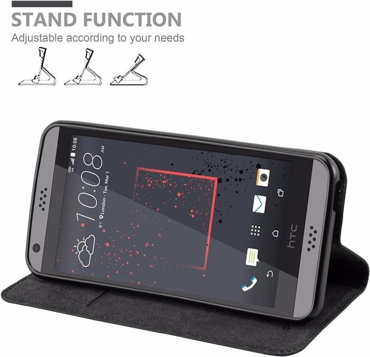 Produktbild Cadorabo Book Invisible Magnet Cover (HTC Desire 630, HTC Desire 530)