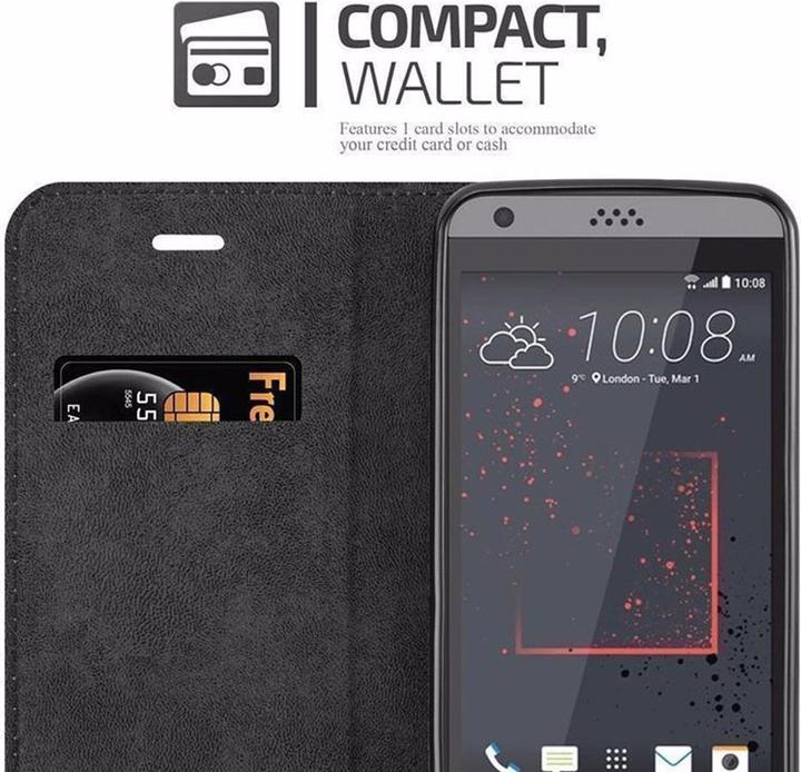 Produktbild Cadorabo Book Invisible Magnet Cover (HTC Desire 630, HTC Desire 530)