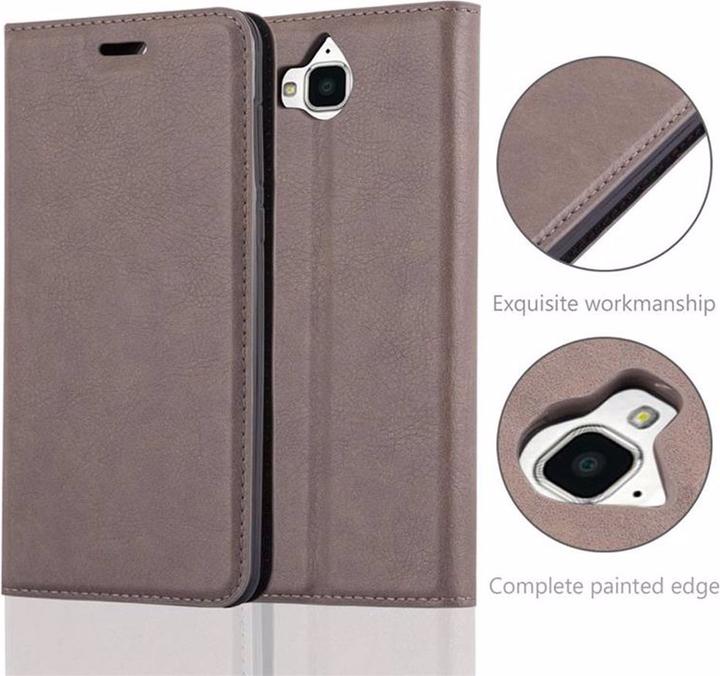 Actual product image Cadorabo Book Invisible Magnet Cover (Huawei Y6 (2017), Huawei Y5 (2017))