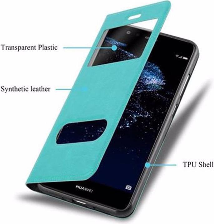 Produktbild Cadorabo Book mit View Doppelfenster Cover (Huawei P10 Lite)