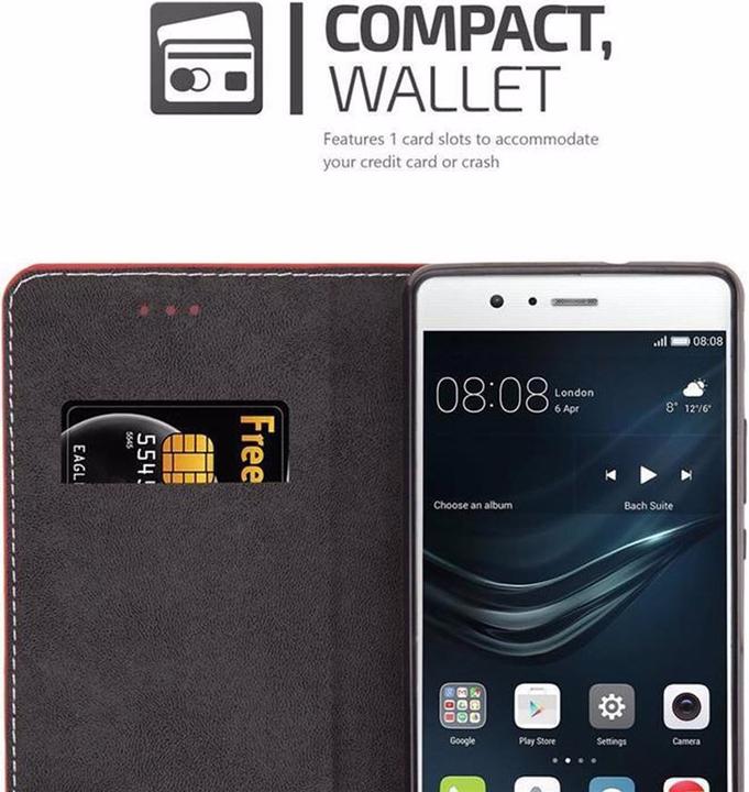 Produktbild Cadorabo Book X-Wallet Cover (Huawei P9)
