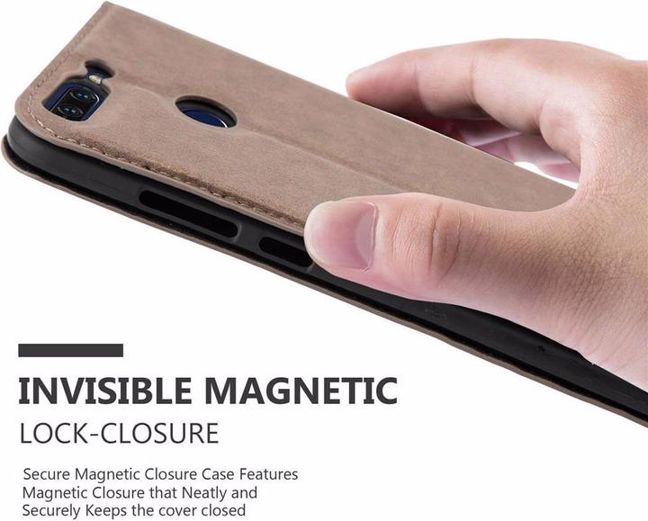 Actual product image Cadorabo Book Invisible Magnet Cover (Honor 8 Pro)