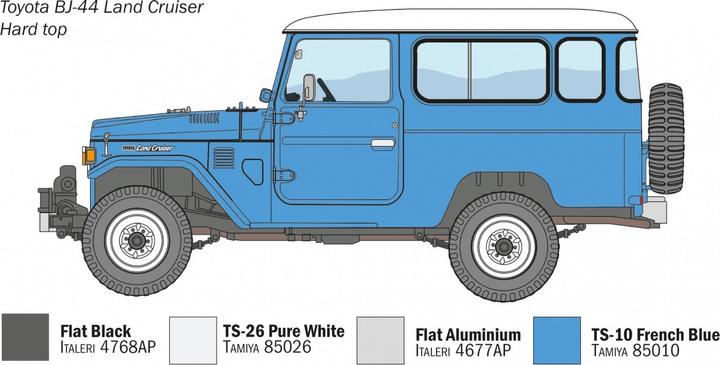 Produktbild Italeri Automodell 1:24 Toyota BJ 44 LandCruiser So./Ha.Top