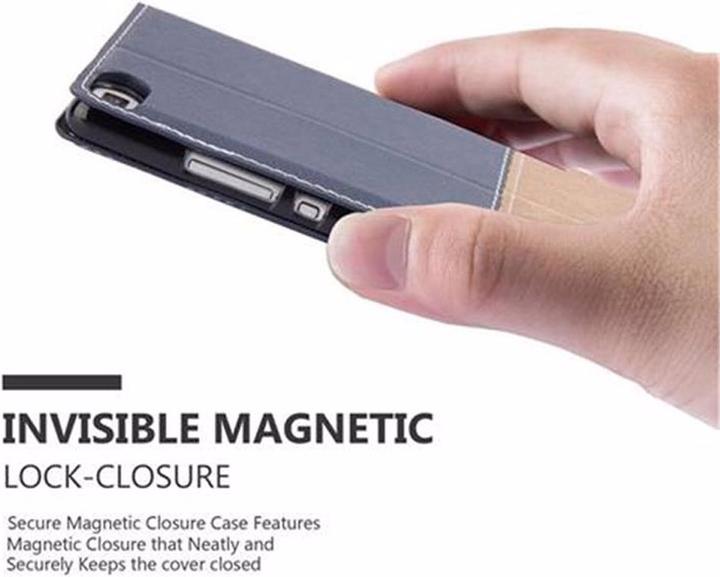 Actual product image Cadorabo Book X Wallet Cover (Huawei P8)