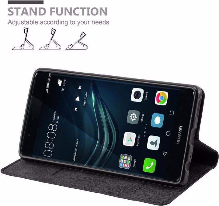 Actual product image Cadorabo Book Invisible Magnet Cover (Huawei P9 Plus)