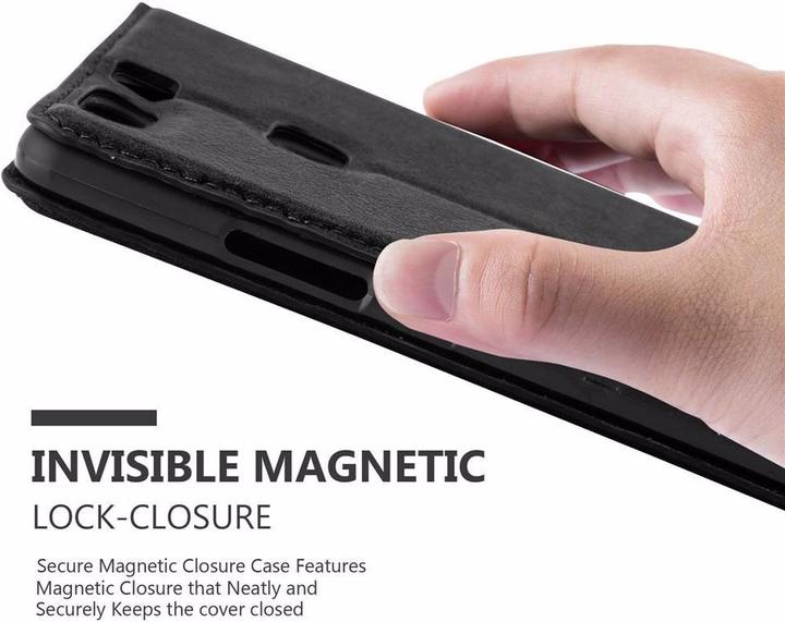 Actual product image Cadorabo Book Invisible Magnet Cover (Huawei P9 Plus)