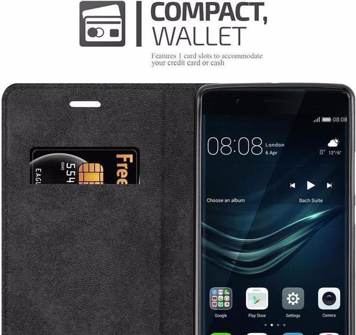 Actual product image Cadorabo Book Invisible Magnet Cover (Huawei P9 Plus)