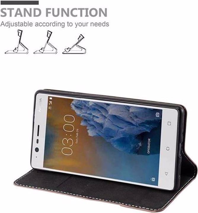Actual product image Cadorabo Book X Wallet Cover (OnePlus 3)