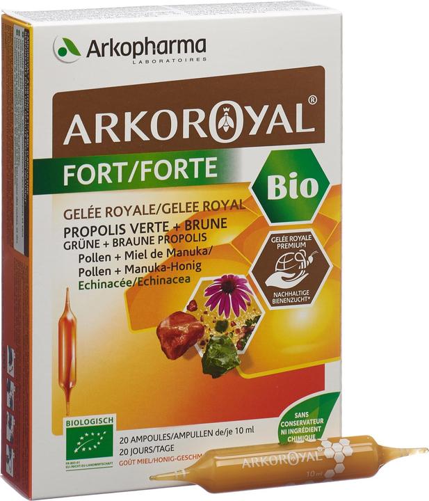 Produktbild Arkopharma Arkoroyal Bio Gelée Royal forte Ampullen (20 Stück, Ampulle, 364 g)