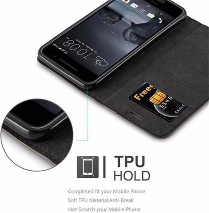 Produktbild Cadorabo Book Invisible Magnet Cover (HTC One A9)