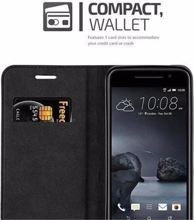Produktbild Cadorabo Book Invisible Magnet Cover (HTC One A9)