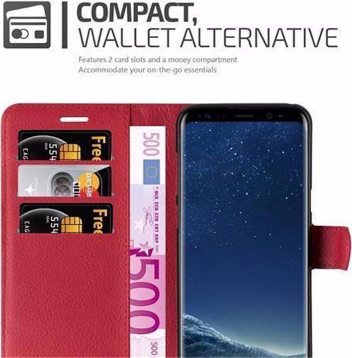 Produktbild Cadorabo Book mit Standfunktion Cover (Samsung Galaxy S8+)