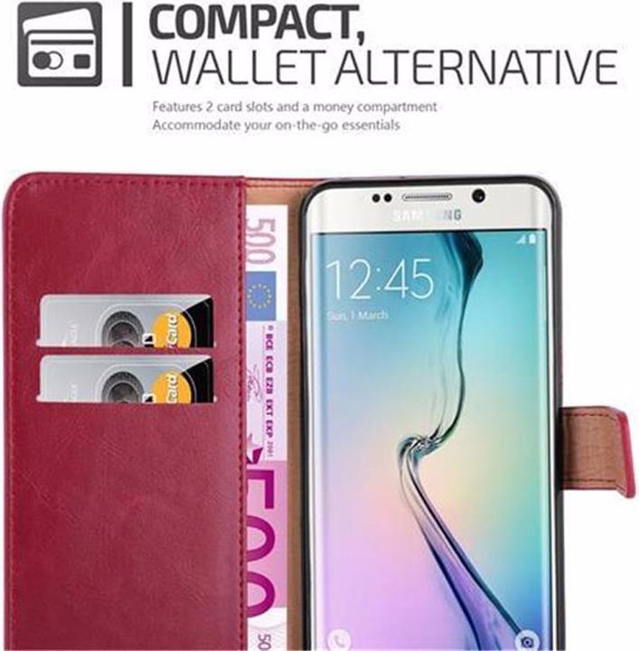 Actual product image Cadorabo Book Luxury Cover (Samsung Galaxy S6 Edge)