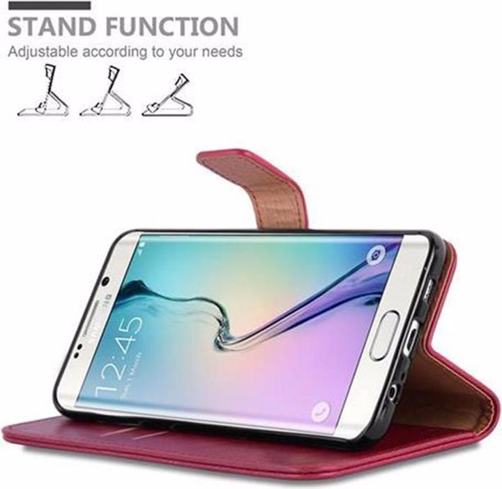 Actual product image Cadorabo Book Luxury Cover (Samsung Galaxy S6 Edge)