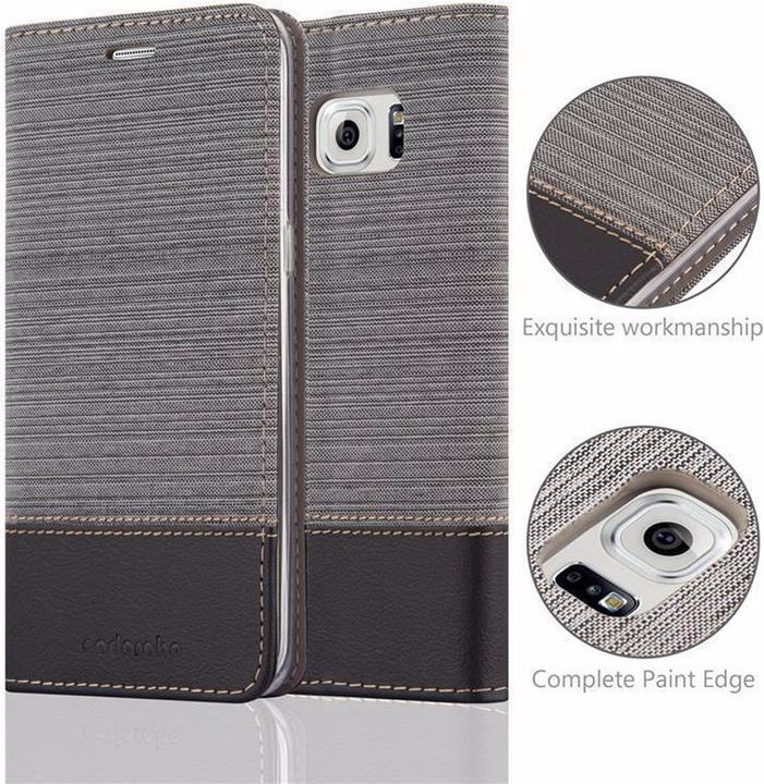 Productafbeelding Cadorabo Boek Jeans Optiek Cover (Samsung Galaxy S6 Edge+)