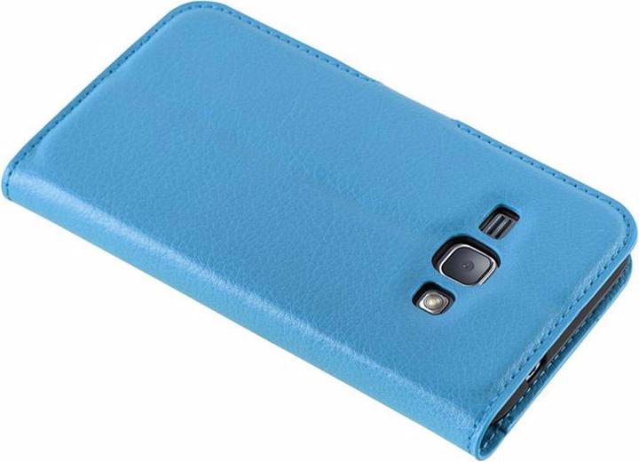 Actual product image Cadorabo Book with stand function cover (Samsung Galaxy J1)