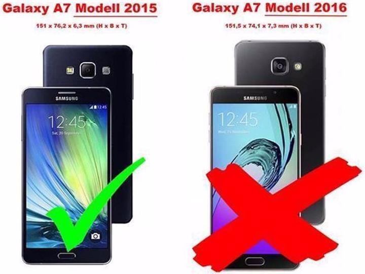 Produktbild Cadorabo Book Invisible Magnet Cover (Samsung Galaxy A7)