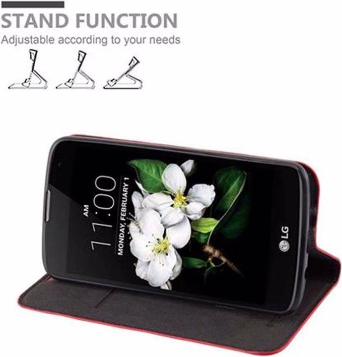 Actual product image Cadorabo Book Invisible Magnet Cover (LG K7)