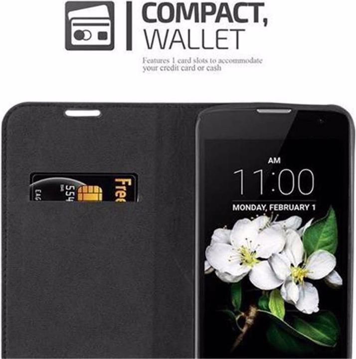 Actual product image Cadorabo Book Invisible Magnet Cover (LG K7)