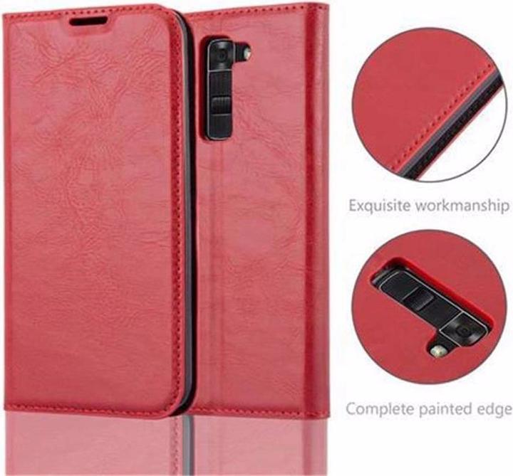 Actual product image Cadorabo Book Invisible Magnet Cover (LG K7)