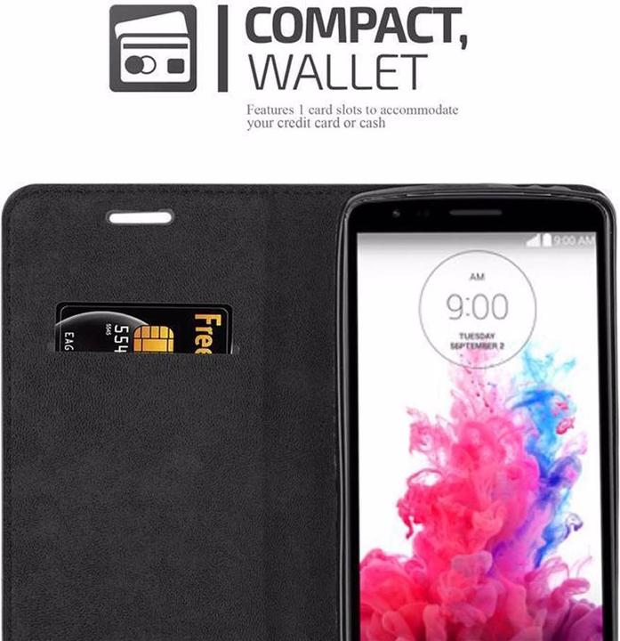 Productafbeelding Cadorabo Boek Onzichtbare Magneethoes (LG G3 Stylus)