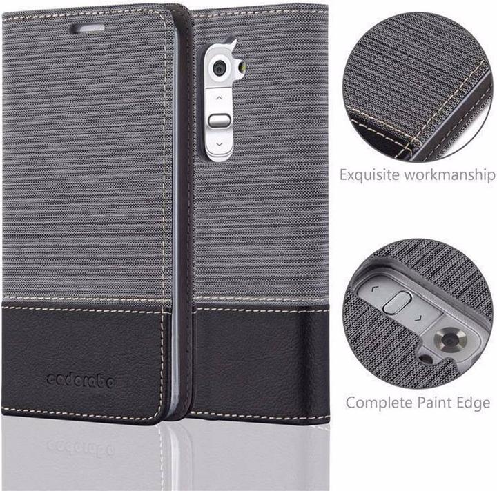 Produktbild Cadorabo Book Jeans Optik Cover (LG G2 Mini)