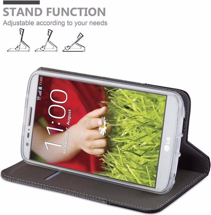 Produktbild Cadorabo Book Jeans Optik Cover (LG G2 Mini)