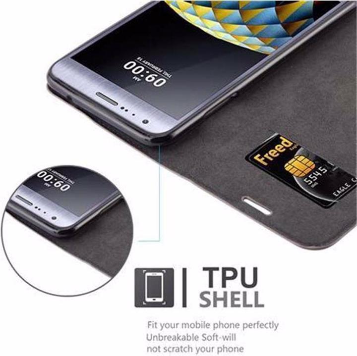 Actual product image Cadorabo Book Invisible Magnet Cover (LG X Cam)