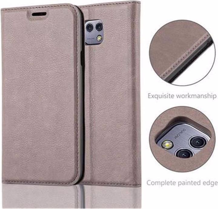 Actual product image Cadorabo Book Invisible Magnet Cover (LG X Cam)