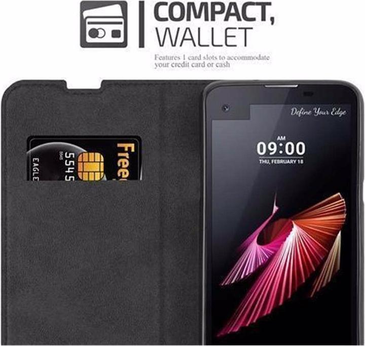 Productafbeelding Cadorabo Boek Onzichtbare Magneethoes (LG X Scherm)