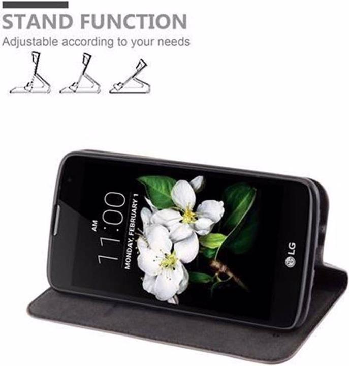 Productafbeelding Cadorabo Boek Onzichtbare Magneethoes (LG K7)