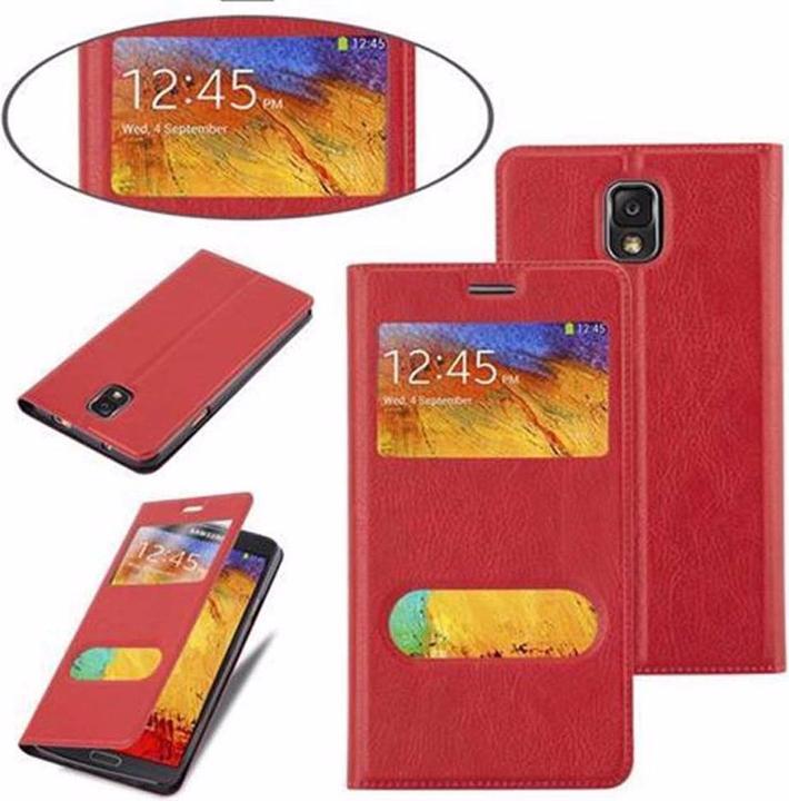 Actual product image Cadorabo Book with View double window cover (Samsung Galaxy Note 3)
