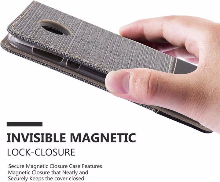 Produktbild Cadorabo Book Jeans Optik Cover (Motorola Moto Z)