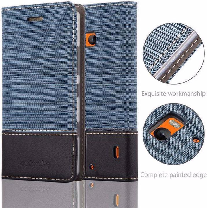 Actual product image Cadorabo Book Jeans Optics Cover (Nokia Lumia 930, Nokia Lumia Icon 929)