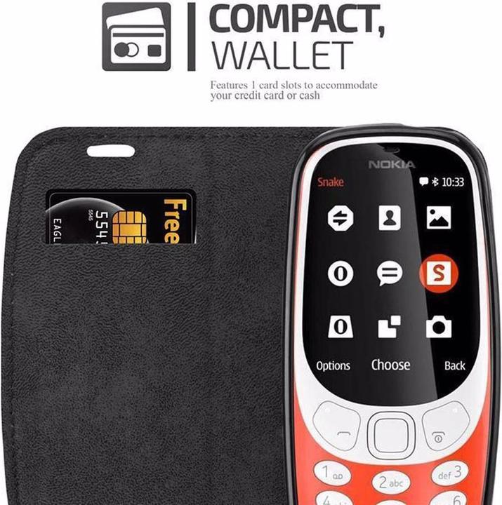Productafbeelding Cadorabo Boek Onzichtbare Magneethoes (Nokia 3310 3G)