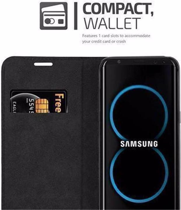 Actual product image Cadorabo Book Invisible Magnet Cover (Samsung Galaxy S8+)