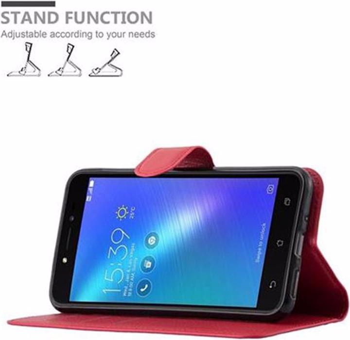 Produktbild Cadorabo Book mit Standfunktion Cover (Asus Zenfone 3 Go, Asus Zenfone Live)