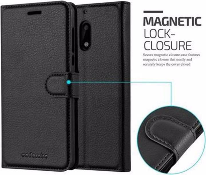 Actual product image Cadorabo Book with stand function cover (Nokia 6)