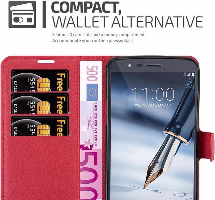 Produktbild Cadorabo Book mit Standfunktion Cover (LG Stylus 3)
