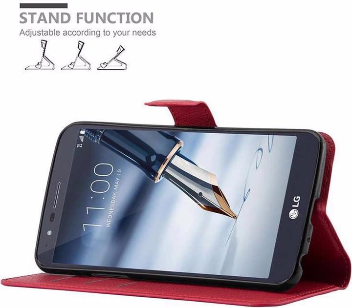 Produktbild Cadorabo Book mit Standfunktion Cover (LG Stylus 3)