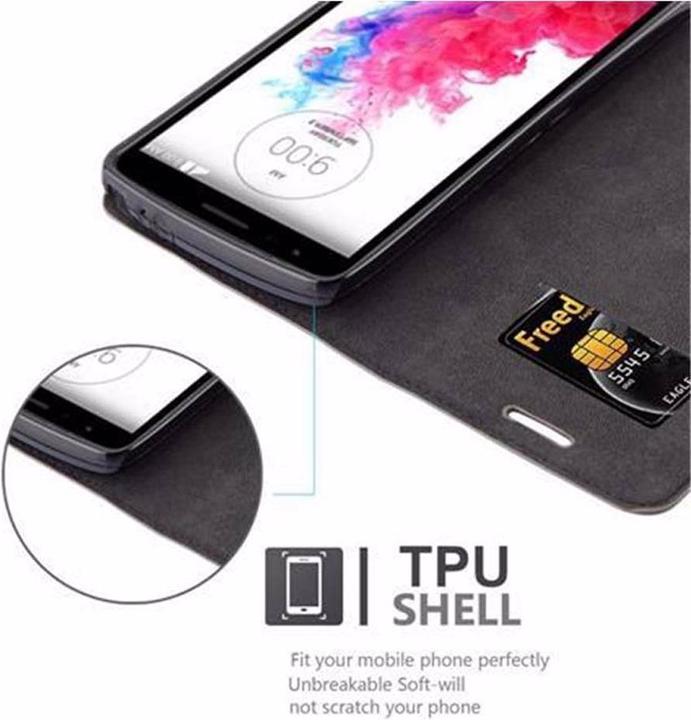 Productafbeelding Cadorabo Boek Onzichtbare Magneethoes (LG G3 Stylus)