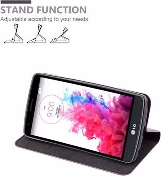 Productafbeelding Cadorabo Boek Onzichtbare Magneethoes (LG G3 Stylus)