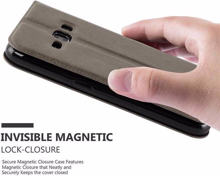 Actual product image Cadorabo Book with View double window cover (Samsung Galaxy J1 (2016))