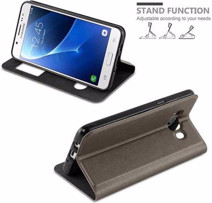 Produktbild Cadorabo Book mit View Doppelfenster Cover (Samsung Galaxy J7 2016)