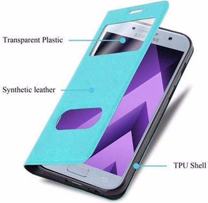 Produktbild Cadorabo Book mit View Doppelfenster Cover (Samsung Galaxy A5 (2017))