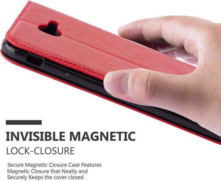 Actual product image Cadorabo Book Invisible Magnet Cover (Samsung Galaxy A8 (2016))