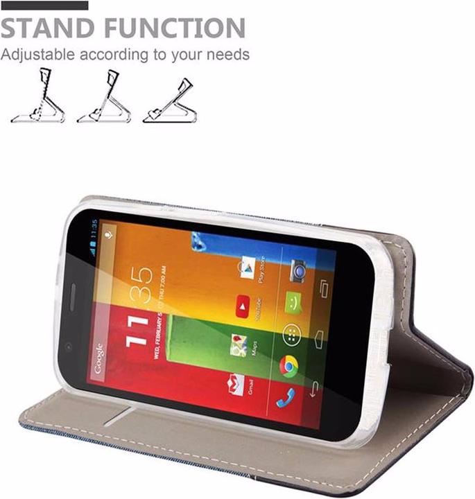 Productafbeelding Cadorabo Boek Jeans Optiek Cover (Motorola Moto G2 (2de gen))