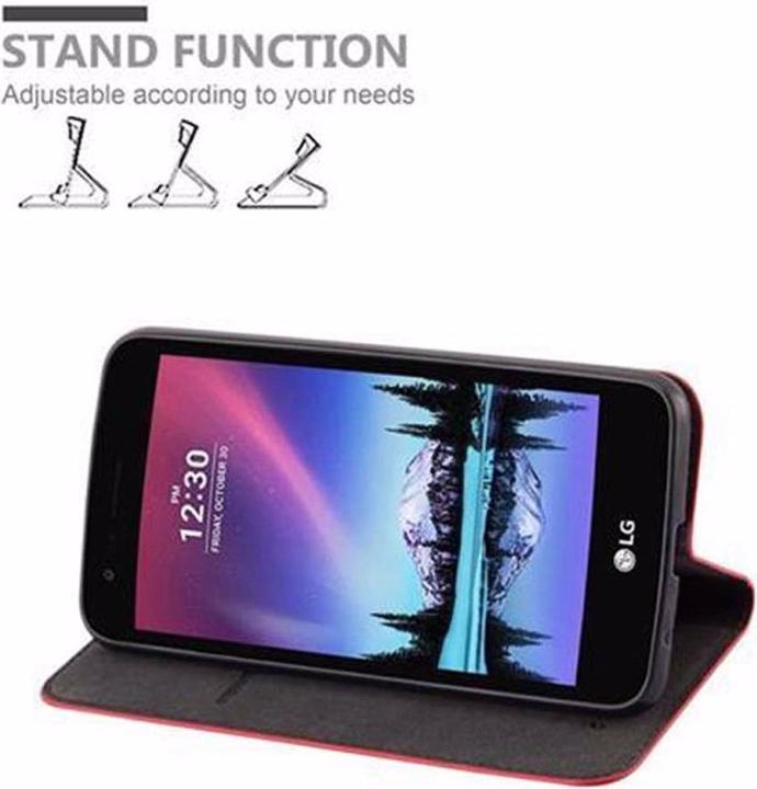 Produktbild Cadorabo Book Invisible Magnet Cover (LG K4)